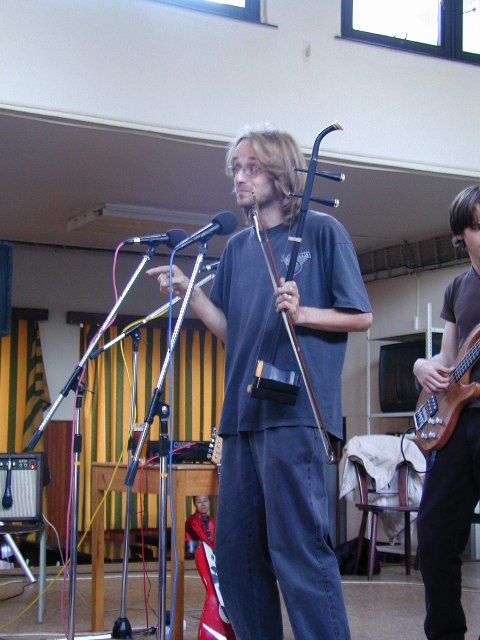 Zdenek with erhu fiddles